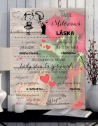 INSPIO Darček na Valentína - Osobná Valentínka pre ženu vášho života - tabuľka