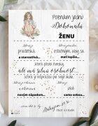 INSPIO Darček pre ženu - Tabuľka s venovaním pre perfektnú frajerku