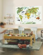 INSPIO Detská mapa sveta na stenu