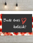 INSPIO Detská tabuľa pre popis s kriedou MAKY