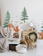 INSPIO Hravé zajačiky so srnkami v lese - samolepky pre deti