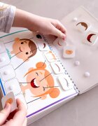 INSPIO Interaktívna XXL Montessori kniha pre deti - 233 doplnkov + 64 strán