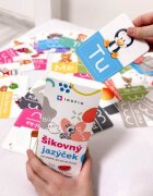INSPIO Montessori hračky Šikovný jazýček - od slabík po prvé slová