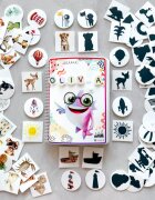 INSPIO Montessori kniha a kartičky - Priraď tiene - Univerzálna kniha