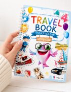INSPIO Montessori TRAVEL BOOK na cesty - 15 strán zábavy od