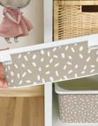 INSPIO Nálepka na IKEA TROFAST box – Krémový BOHO vzor