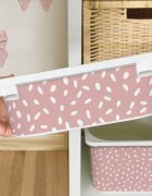 INSPIO Nálepka na IKEA TROFAST box – Púdrový BOHO vzor