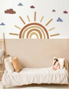 INSPIO Nálepka na stenu do detskej izby - Boho slnečná dúha