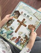 INSPIO Personalizovaná Detská Biblia so Suchým Zipsom (A4) – 17 Príbehov