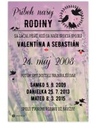 INSPIO Rodinný obraz - Príbeh fialový