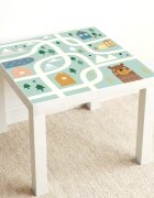 INSPIO Samolepka na stolík IKEA LACK – Škandinávsky les