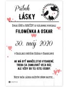 INSPIO Svadobný dar - Tabuľka o veľkej láske pre mladomanželov