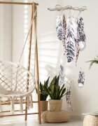 INSPIO Textilná nálepka na stenu - Boho pierka