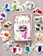 INSPIO Univerzálna kniha - Priraď farby a predmety - Interaktívna Montessori kniha pre deti s farbami