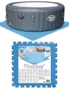 Bestway Bazénový podlahový chránič 8 ks modrý 58220