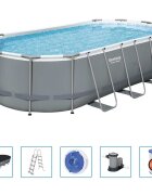 Bestway Nadzemný bazén Power Steel oválny 549x274x122 cm