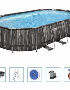 Bestway Power Steel bazénová sada ovál 488x305x107 cm