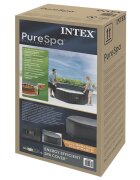 INTEX Kryt pre vírivku Tmavosivá 211 x 211 cm PVC a PU