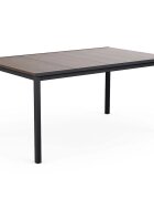 Keter Stôl Signature Porto 160 cm - jaseňové drevo a čierna oceľ