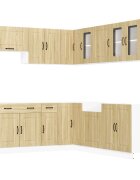 vidaXL 11-dielna sada kuchynských skriniek Kalmar kompozitné drevo