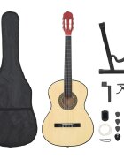 vidaXL 12-dielna klasická gitarová sada pre začiatočníkov 4/4 39