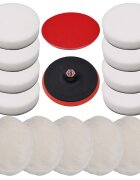 vidaXL 14-dielna sada leštiacich kotúčov 180 mm
