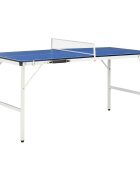 vidaXL 15-metrový pingpongový stôl so sieťkou 152x76x66 cm modrý