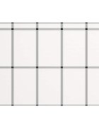 vidaXL 15-panelová skladacia výstavná stena 302x200 cm biela