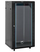 vidaXL 15U Nástenná serverová skriňa 19" IP20 čierna 60x60x120 cm