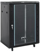 vidaXL 15U sieťová skrinka s otočnými nožičkami 19" IP20 60x45x86 cm