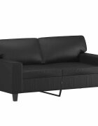 vidaXL 2-miestna pohovka čierna 120 cm umelá koža