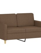 vidaXL 2-miestna pohovka hnedá 120 cm látka