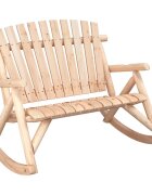 vidaXL 2-miestna záhradná hojdacia lavica 123x96x102 cm masívny smrek