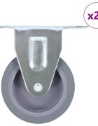 vidaXL 24 ks pevných koliesok 75 mm