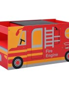 vidaXL 3-dielna sada detského stola a stoličiek požiarne auto