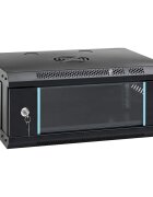 vidaXL 4U Nástenná serverová skriňa 19" 53x40x21 cm IP20