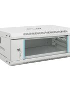vidaXL 4U Nástenná serverová skriňa 19" 53x40x21 cm IP20