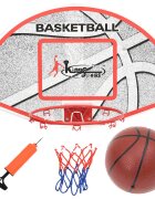 vidaXL 5-dielna sada basketbalového koša na stenu s doskou 66x445 cm