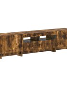 vidaXL 5-dielny LED TV kabinet Dymový dub Kompozitné drevo