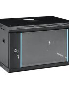 vidaXL 6U Nástenná serverová skriňa 19" IP20 600x450x350 mm
