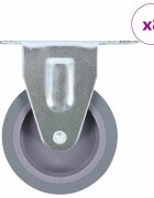 vidaXL 8 ks pevné kolieska 75 mm