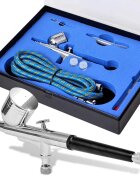 vidaXL Airbrush sada s tryskami 02 / 03 / 05 mm