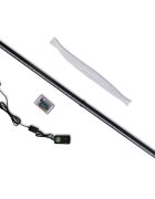 vidaXL Akváriová LED lampa s bublinami RGB 107 cm