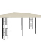 vidaXL Altánok krémový 3x6 m