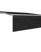 vidaXL Automatická markíza tienidlo&LED&senzor vetra antracitová