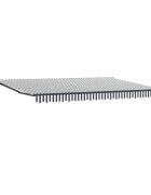 vidaXL Automaticky zaťahovacia markíza LED antracit a biela 450x300 cm