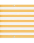 vidaXL Balkónová markíza biela a žltá 75x400 cm oxfordská látka