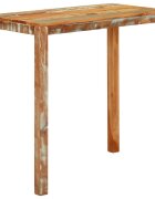 vidaXL Barový stôl 112x55x108 cm masívne recyklované drevo