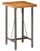 vidaXL Barový stôl masívne recyklované teakové drevo 60x60x107 cm