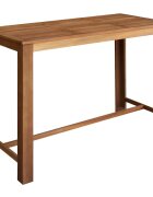 vidaXL Barový stolík akáciový masív 150x70x105 cm